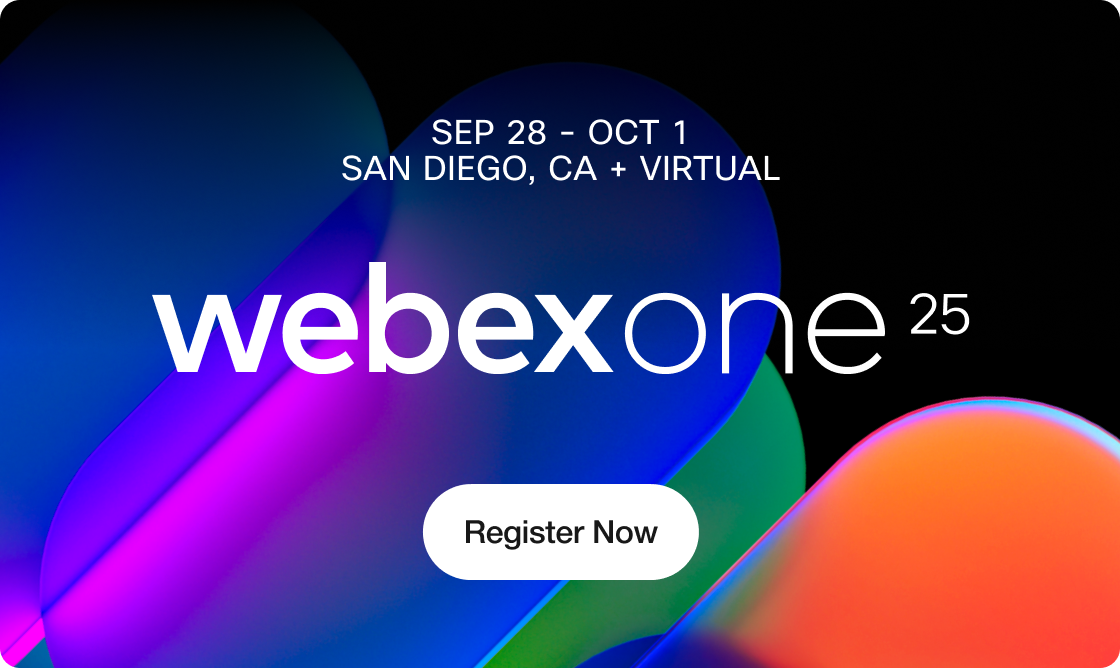 WebexOne 2025