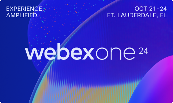 WebexOne 2024