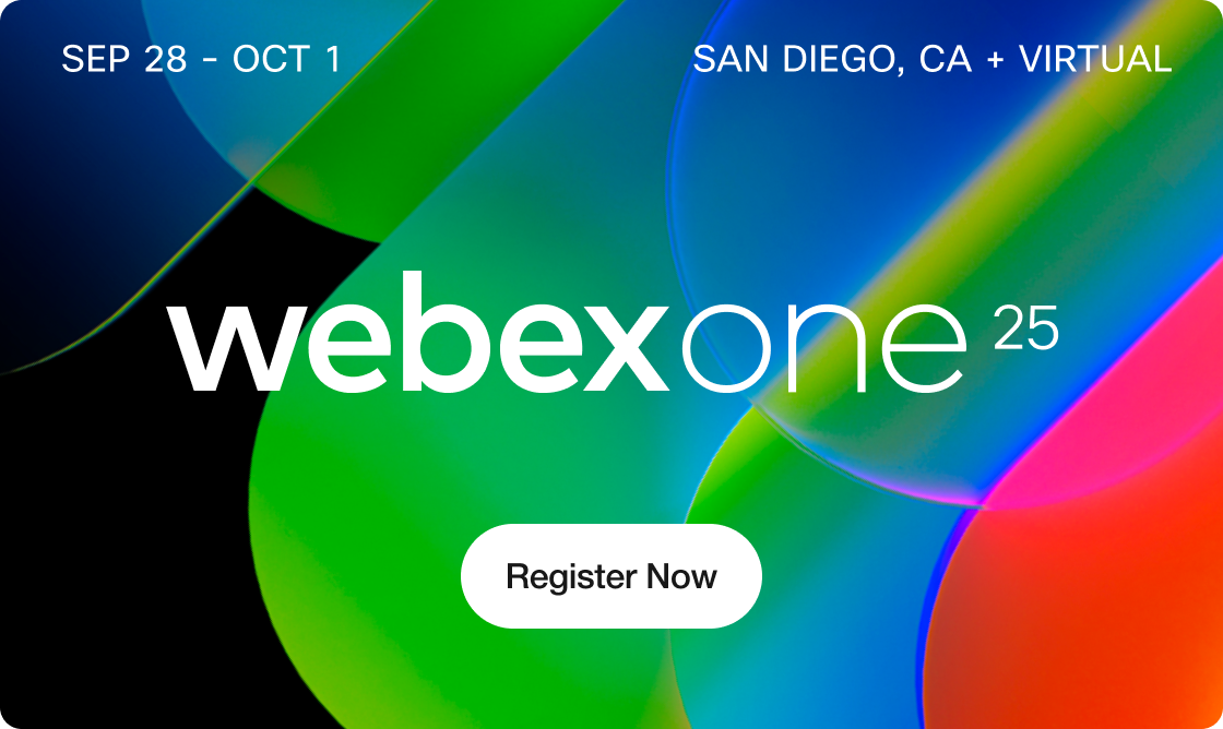 WebexOne 2025