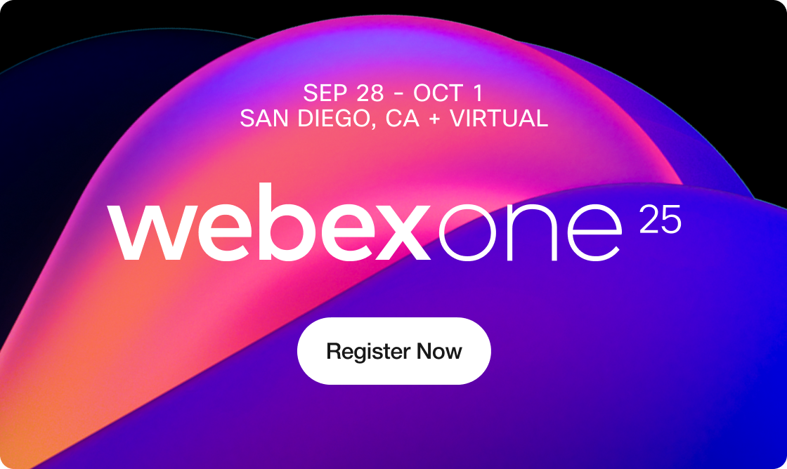WebexOne 2025