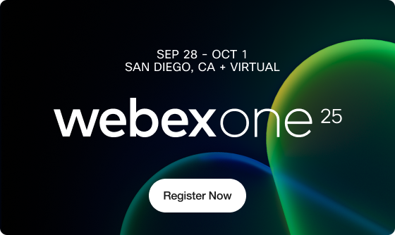 WebexOne 2025