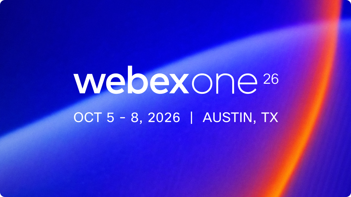 WebexOne 2026