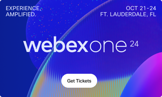 WebexOne 2024